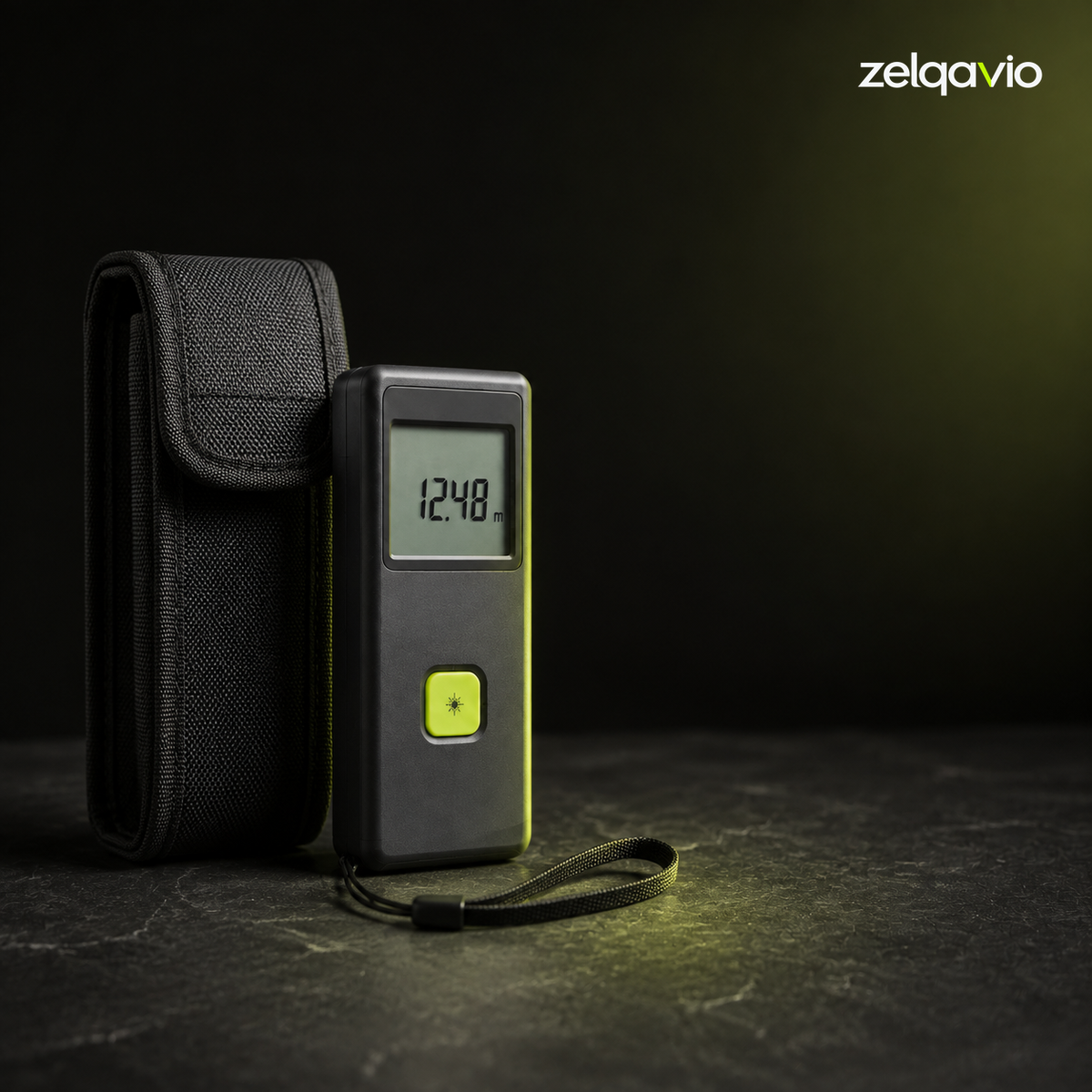 ZELQAVIO Rechargeable Laser Distance Measure – Compact Digital Measuring Tool
