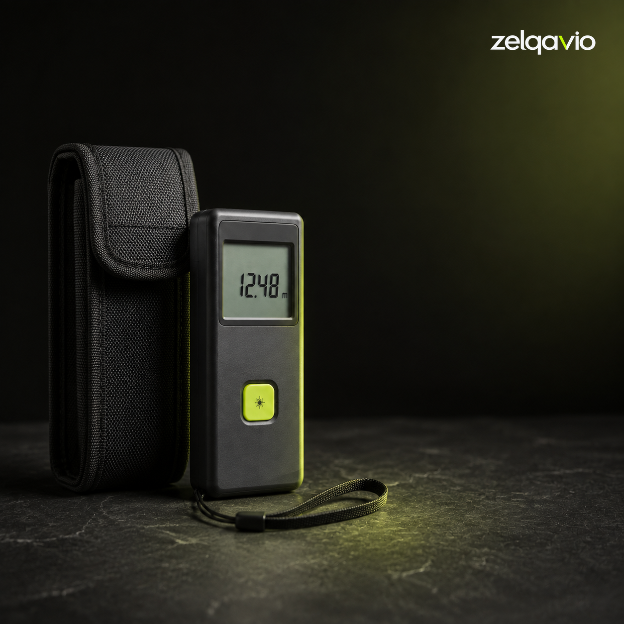 ZELQAVIO Rechargeable Laser Distance Measure – Compact Digital Measuring Tool